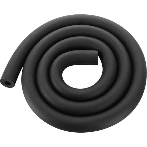 Ljxge Black Foam Pipe Insulation Tube Outdoor Water Heater Pipe Cover Pre Slit Heat Insulation Sleeve For Ac Solar Hvac Pipe
