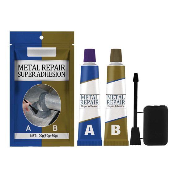 Ljxge Casting Rubber Ab Casting Adhesive High Temperature Welding Adhesive Metal Casting Crack Agent Leak Sealing And Electric Welding 50+50G