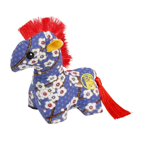 Ljxge Cute Horse Plush Figurine Stuffed Animal Soft Toy For Home Decor Nursery Bedroom Gift Idea