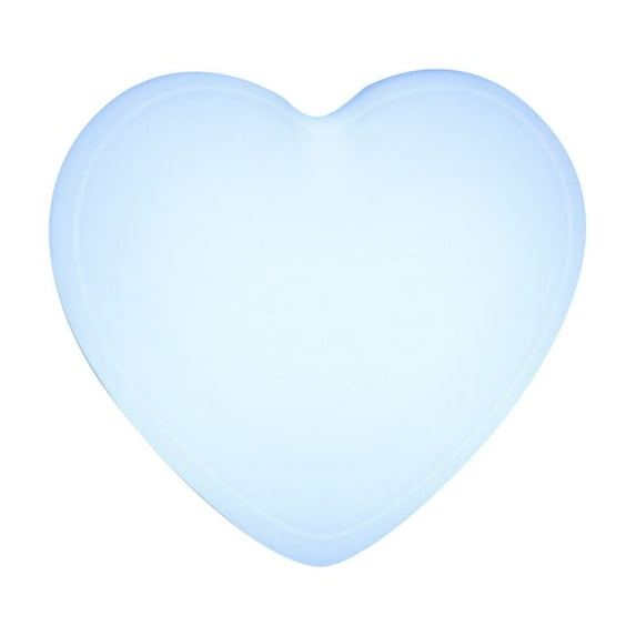 Ljxge Cute Plug In Night Light Heart Shape Soft Glow For Girls Room Multiple Colors Bedroom Decor