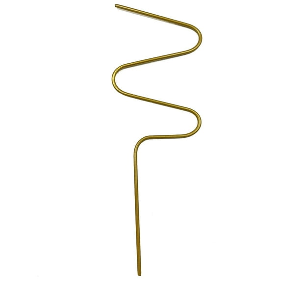 Ljxge Gold Metal Plant Trellis for Indoor/Outdoor Climbing Plants - 8mm Steel Support Stake for Vines, Roses, Jasmine - Rust-Proof Durable Trellis for 5-8 Inch Pots (20cm Width)