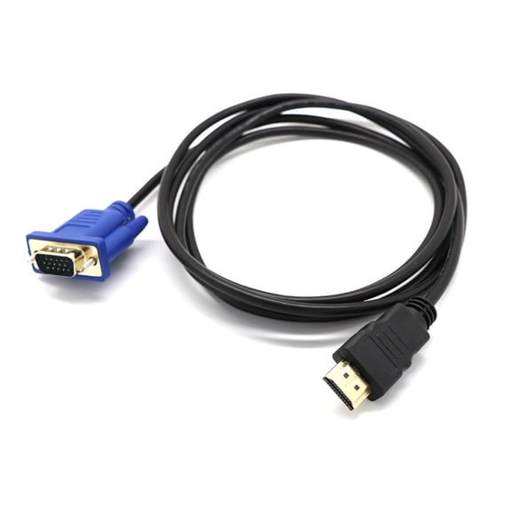 Ljxge Hdmi To Vga Cable 6 Feet 1080P Audio Video Adapter For Desktop Laptop Projector Screen