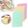 thumbnail image 1 of Ljxge Kitchen Dish Scrub Sponges Nylon Mesh Scouring Pads Heavy Duty Cleaning Sponge For Pots Pans Stove And Bathroom Scrubber 3 Pack, 1 of 9