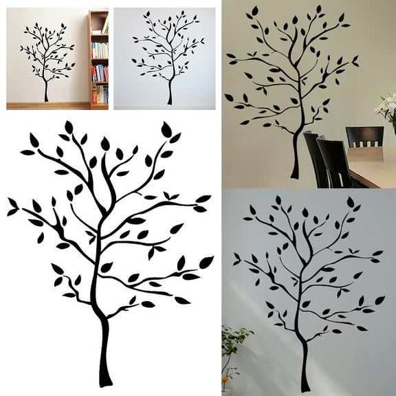 Ljxge Stickers,Decor Long Tree Wall Sticker On Room Kids Art Branch Decal Home Decor