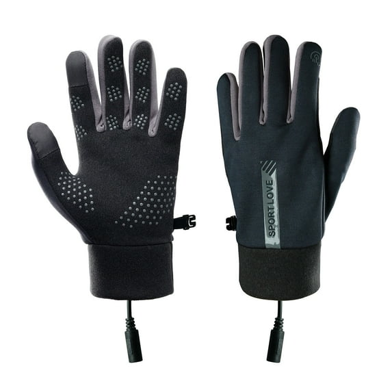 Ljxge Usb Heated Gloves With Smart Temperature Control For Extreme Cold Weather Hiking Skiing Warm Hands Purple