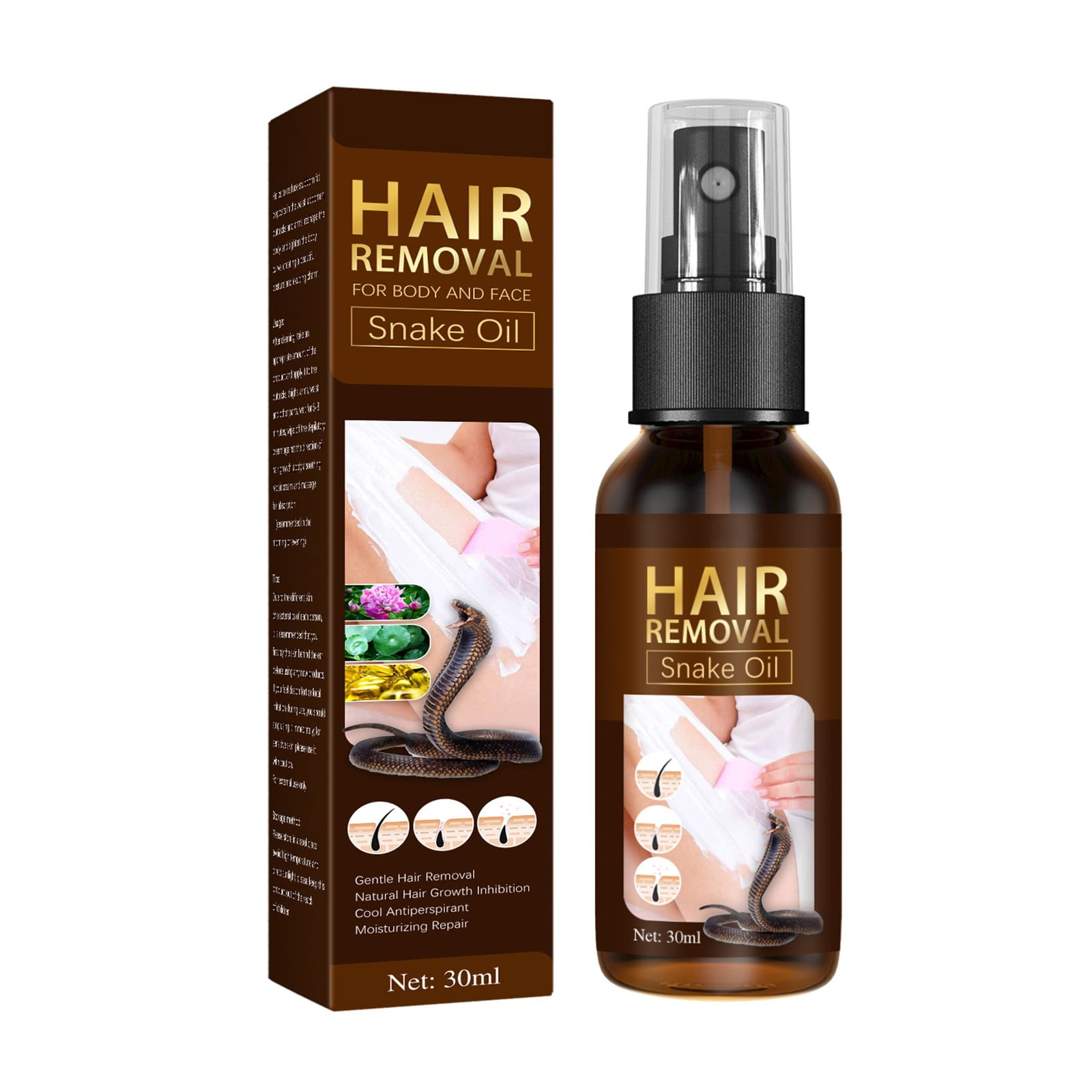 Ljxniubi Hair removal spray Clearance Hair Removal Spray Oil Hair