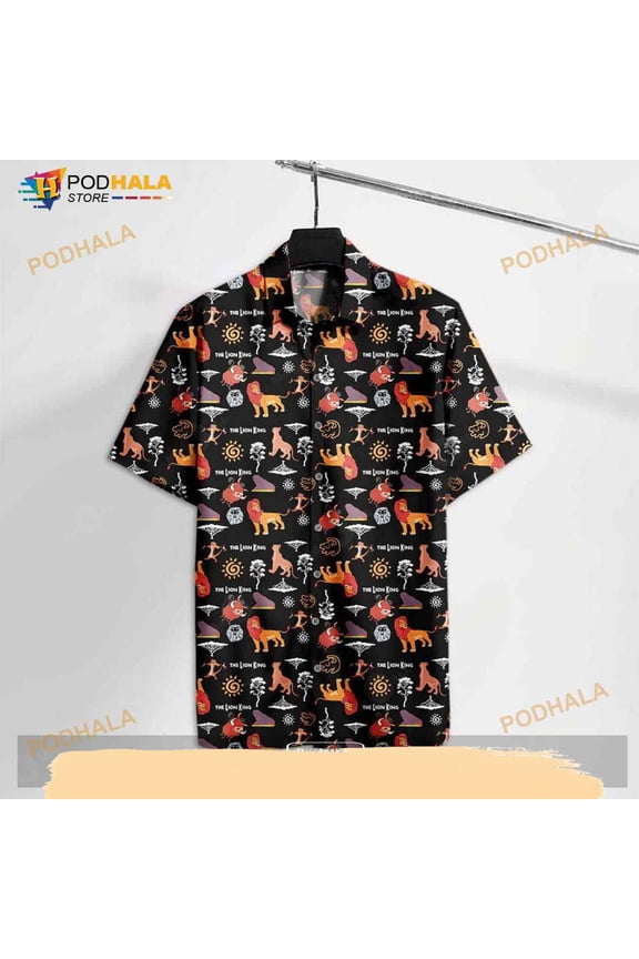 Lk Simba Pumbaa Timon Hakuna Matata Amazing Funny Hawaiian Shirt