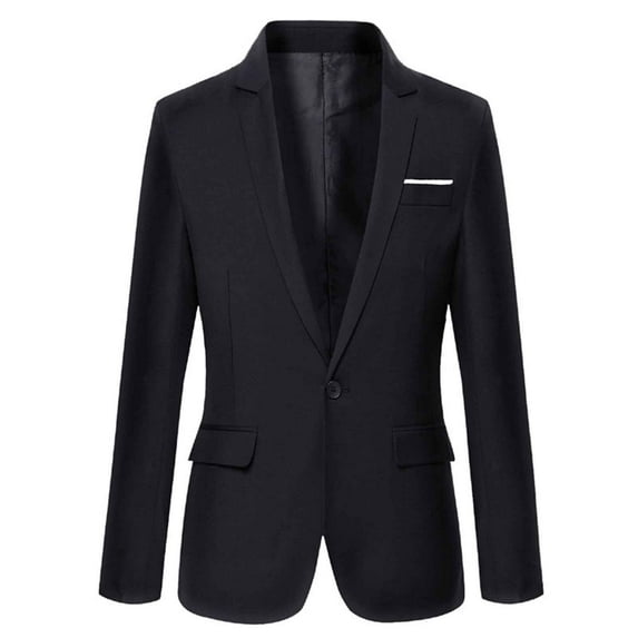 Lkhaha Toddler Boys Jackets Solid Color Formal Party Wedding Blazer One Button Slim Business Suit Children's Outfits Size 11-12 Years