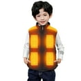 thumbnail image 1 of Lkhaha Toddler Girl Jacket Heated Vest Boys Heated Gilet USB Warmer With 13 Heating Areas Windproof Outdoor Waistcoat Kids Outerwear Jackets Size 5-6 Years, 1 of 8
