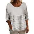 thumbnail image 1 of Lkhaha Women T Shirt Casual Round Neck Short Sleeves Versatile Basic Summer Fashion Y2K Clothes 2026 White 5XL, 1 of 3
