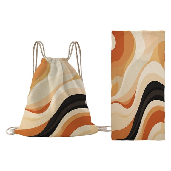 Lksixu 2 in 1 Packable Beach Towel & Backpack, Geometric Pattern Microfiber Beach Towel with Built-in Storage, Sand Free Quick Dry Bath Towel Convertible Beach Mat & Carry Bag for Pool Camping Travel