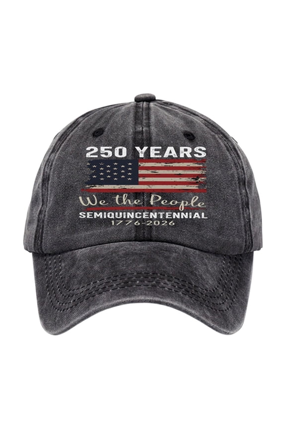 250 Anniversary USA Hat for Men Women, 1776-2026 Year American Flag Patriot Baseball Cap, Adjustable Retro Style Commemorative United States Trucker Hats America 250th Anniversary Hat