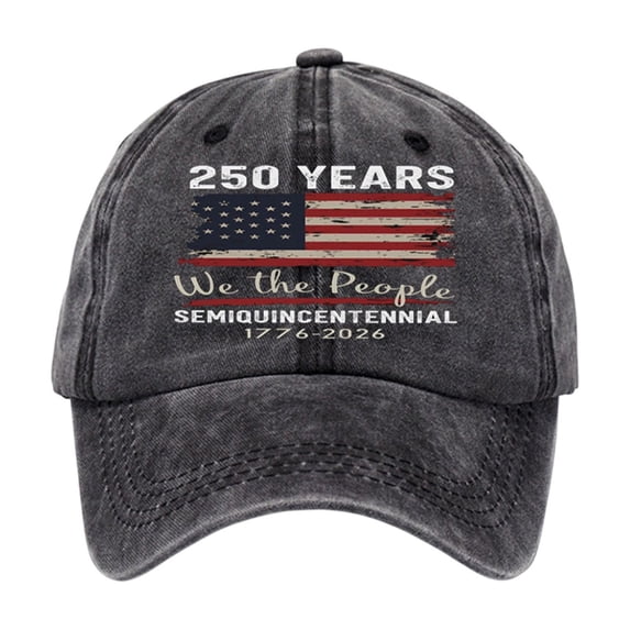 Lksixu 250 Anniversary USA Hat for Men Women, 1776-2026 Year American Flag Patriot Baseball Cap, Adjustable Retro Style Commemorative United States Trucker Hats America 250th Anniversary Hat