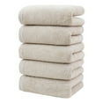 thumbnail image 1 of Lksixu 5 Pack Hand Towels Set, Ring Spun Cotton Thick Face Towels, 400 GSM Ultra Soft and Highly Absorbent Towels, Microfiber Bath Towels for Bathroom, Gym, Shower, Hotel and Spa, 14x31 Inch, 1 of 8