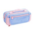 thumbnail image 1 of Lksixu Big Capacity Pencil Case, 9 Compartments Pencil Pouch with Zipper and Handle, Aesthetic Stationery Storage and Organizer, Lightweight & Spacious Pencil Bag, Portable Travel Makeup Bag, 1 of 9