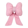 thumbnail image 1 of Lksixu Bowknot Throw Pillows, 15.7" Canvas Bow Shaped Decorative Plush Pillow, Soft Cute Coquettish Stuffed Cushion Car Lumbar Pillow Home Decorations for Sofa Couch Bed Living Room, 1 of 6