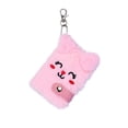 thumbnail image 1 of Lksixu Cartoon Plush Pocket Notebook, 3.5"x4.7" Cute Fluffy Cat Design Notepads with Keychain, 160 Pages Mini Personal Journal with Blank Inner Papers, Memo Notepads for Travel Office Writing Drawing, 1 of 6