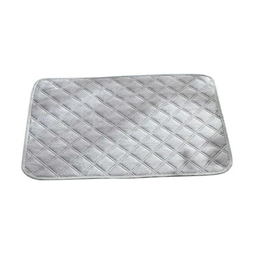 Lksixu Cat Litter Mat, Extra Large Litter Box Mat, Honeycomb Double Layer Kitty Litter Trapping Mat, Urine Proof & Waterproof, Easy Clean, Machine Washable, Non-Slip, Scatter Control （9.8×11.8 inch）