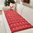 thumbnail image 1 of Lksixu Christmas Couch Cover, 28"x28" Square Flannel Snowflakes Pattern Decorative Sofa Cover, Soft Comfy Thickened Sofa Slipcover Non-Slip Washable Plush Couch Protector for Dogs & Cats, 1 of 7
