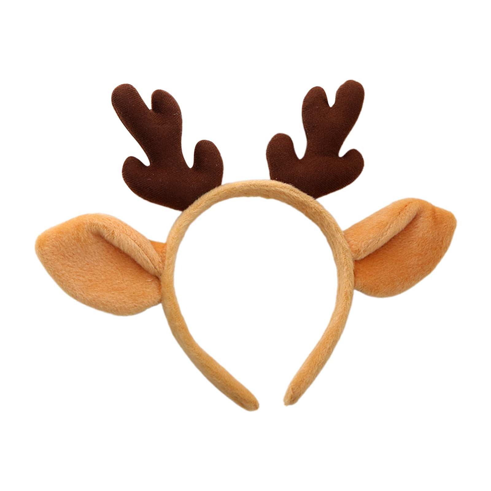 Lksixu Christmas Reindeer Headband, Cute Reindeer Antlers and Ear