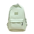 thumbnail image 1 of Lksixu Classic Laptop Backpack, Large Capacity Travel Backpack with Adjustable Padded Straps, Simple Style Solid Color Schoolbag Lightweight Casual Daypack Water-Resistant Bookbag for Men & Women, 1 of 6