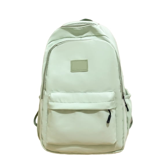 Lksixu Classic Laptop Backpack, Large Capacity Travel Backpack with Adjustable Padded Straps, Simple Style Solid Color Schoolbag Lightweight Casual Daypack Water-Resistant Bookbag for Men & Women