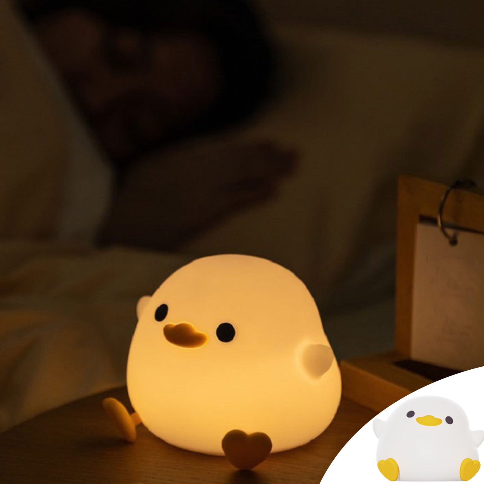 Lksixu Cute Night Light for Children,Soft Silicone Sleep Light with USB