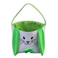 thumbnail image 1 of Lksixu Easter Bunny Basket, Cute Rabbit Design Easter Eggs Basket with Long Ears, Fabric Buckets Storage Bag for Easter Eggs Hunting, Handbag Candy Treat Tote Bags Spring Decor Gift for Kids Party, 1 of 5