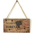 thumbnail image 1 of Lksixu Fourth of July Decorations 4Th of July Accessories Wooden American Independence Day Rectangle Wooden Crafts Listing Decoration, 1 of 1