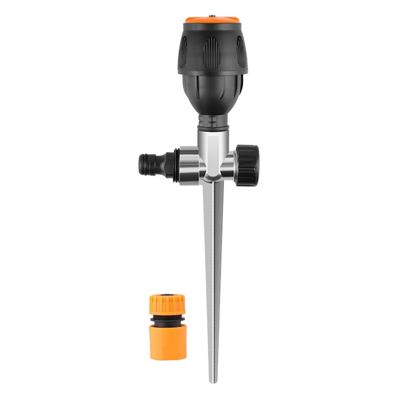 Lksixu Garden Sprinkler for Yard, 360°Coverage Automatic Rotating ...