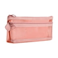 thumbnail image 1 of Lksixu Grid Mesh Pencil Case, Double-layer Nylon Pencil Pouch with Zipper, Multi-Purpose Stationery Organizer Large Capacity Clear Exam Pen Bag Portable Travel Cosmetic Bags for Office College, 1 of 9