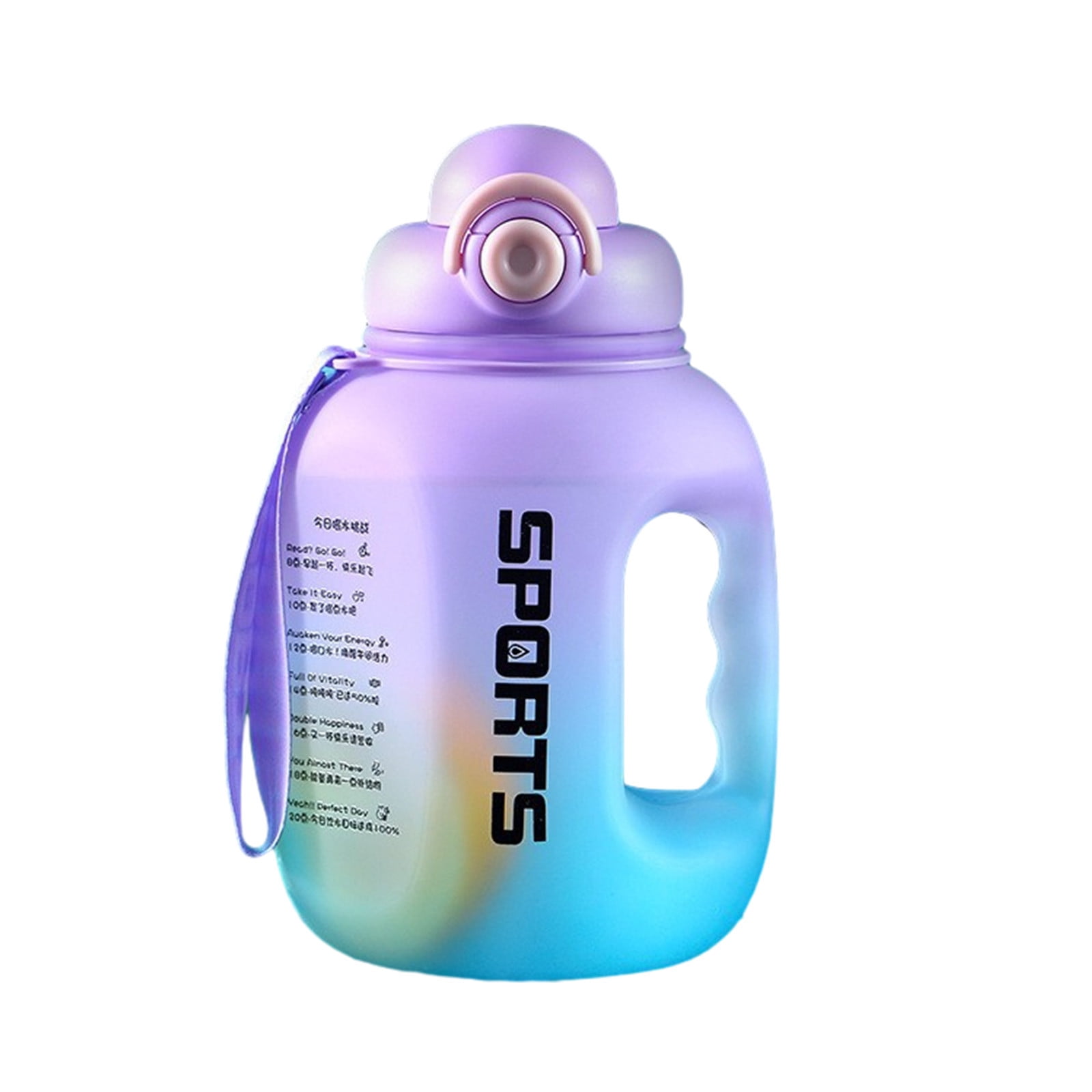 【⭐︎ゆっこ⭐︎】water life series Lksixu Large Capacity Water Bottle, 88oz Gradient Color