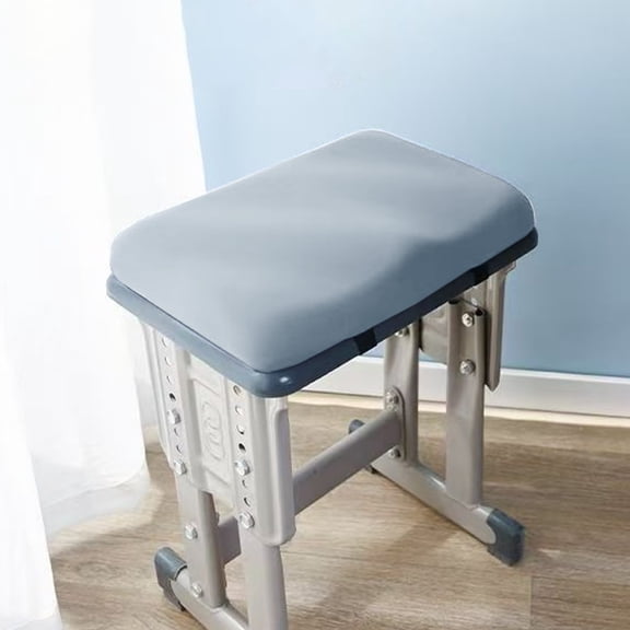 Lksixu Memory Foam Seat Cushion, Pressure Relief Chair Cushion with Non-Slip Backing and Elastic Strap, Soft Breathable Ergonomic Design Seat Pad for Long Sitting Enhanced Comfort & Posture Support