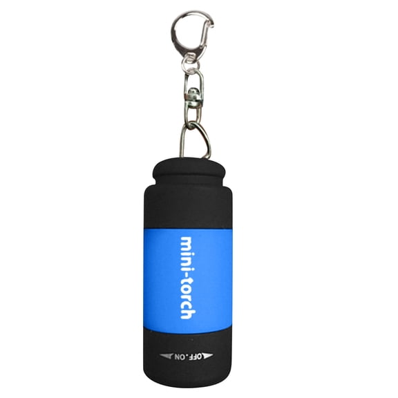 Lksixu Mini Keychain Flashlights, Super Bright High Lumens Pocket Flashlight with Key Ring, USB Rechargeable Small Torch Waterproof Portable Flash Light for Kids Camping Night Reading Emergency
