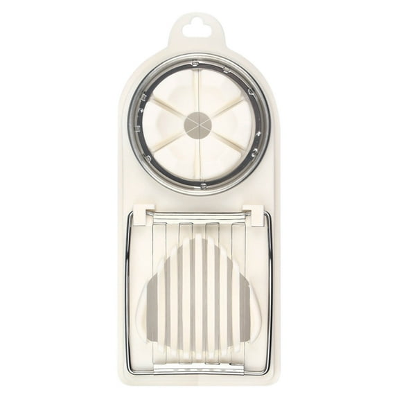 Lksixu Multi- Function Stainless Steel Egg Slicer For Hard- Boiled Eggs And Soft Fruit Like Strawberry,Kiwi ,Bananas Fruit Garnish Slicer, Stainless Steel Wire