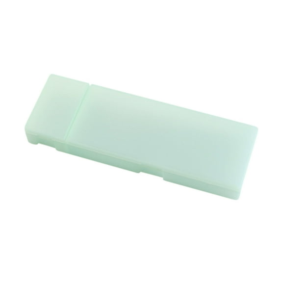 Lksixu Plastic Pencil Box, Frosted Colored Pencil Case with Compartments, Translucent Pen Box with Lid and Snap Closure Multi-Functional Stationery Organizer Office Supplies