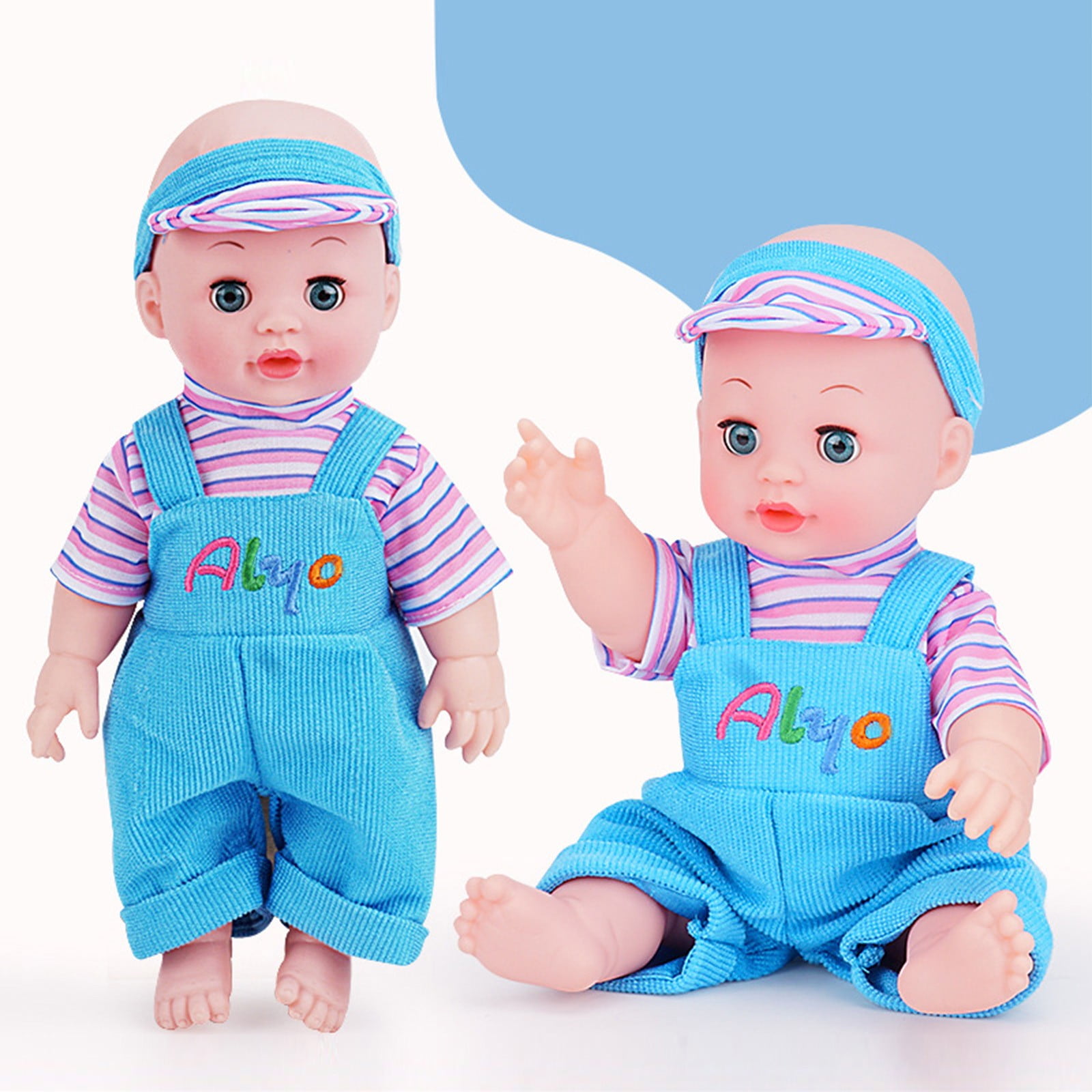 Dream Collection Baby Doll Starter Set - 12 Inch Soft Posable Doll With Outfit & Accessories For Pretend Play
