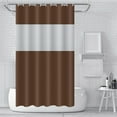 thumbnail image 1 of Lksixu Shower Curtain for Bathroom, 71"x71" PEVA Shower Curtain with See Through Top Window, Waterproof Quick-Drying Washable Shower Curtain with Hooks Modern Style Bathroom Decor for Bathrubs Spa, 1 of 9