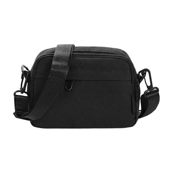 Lksixu Small Crossbody Bag for Women and Men, Solid Color Shoulder Bag with Adjustable Strap, Lightweight Casual Crossbody Purse, Anti-Theft Travel Purse for Work Business Sports School