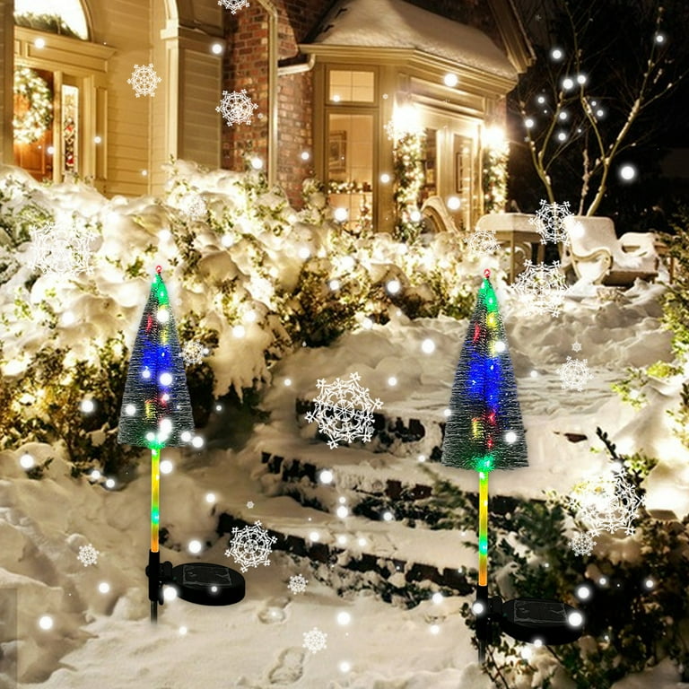 Solar powered led outdoor christmas lights hot sale