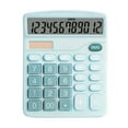 thumbnail image 1 of Lksixu Standard Desk Calculator, Basic Office Calculator with 12-Digit Large LCD Display, Battery & Solar Dual Powered Electronic Calculator Automatic Sleep Big Buttons Calculator School Supplies, 1 of 6