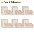 thumbnail image 1 of Lksixu Stationary Paper and Envelopes Set, 48 Sheets Lined Letter Writing Paper with 24 Matching Envelopes, Floral Style Stationary Writing Paper Cute Greeting Paper(Size 5.5"x8.2"), 1 of 7