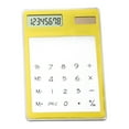 thumbnail image 1 of Lksixu Transparent Students Calculator, 8-Digit Standard Function Calculator with Large LCD Display, Solar Powered Ultra-Thin Pocket Calculator Creative Basic Desktop Calculator Gifts for Friends, 1 of 9