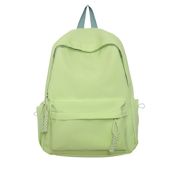 Lksixu Travel Laptop Backpack, Large Capacity College Backpack with Padded Shoulder Straps, Simple Solid Color Schoolbag Lightweight Casual Daypack Water-Resistant Computer Bag for Men & Women