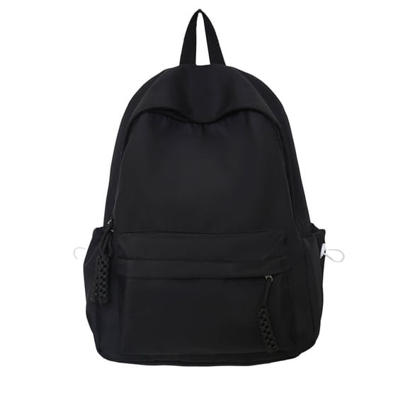 Lksixu Travel Laptop Backpack, Large Capacity College Backpack with Padded Shoulder Straps, Simple Solid Color Schoolbag Lightweight Casual Daypack Water-Resistant Computer Bag for Men & Women