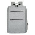 thumbnail image 1 of Lksixu Travel Laptop Backpack, Large Capacity Soild Color Anti-Theft Business Laptop Backpack with USB Charging Port, Multiple Pockets Water-Resistant College Computer Bag Airline Approved for Men, 1 of 9