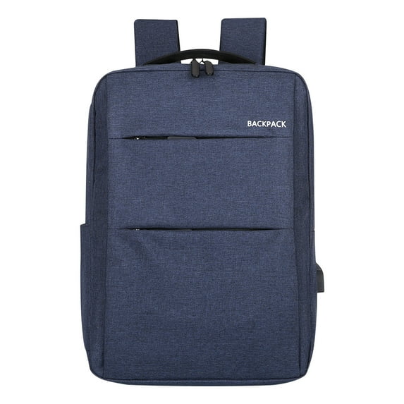 Lksixu Travel Laptop Backpack, Large Capacity Soild Color Anti-Theft Business Laptop Backpack with USB Charging Port, Multiple Pockets Water-Resistant College Computer Bag Airline Approved for Men