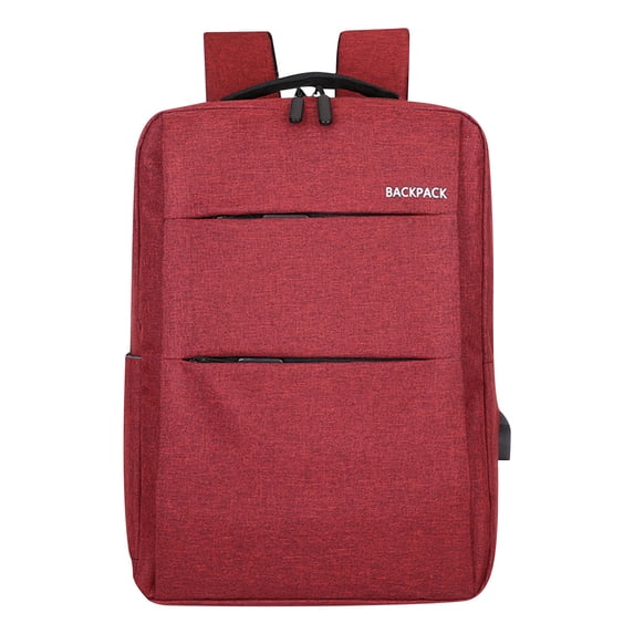 Lksixu Travel Laptop Backpack, Large Capacity Soild Color Anti-Theft Business Laptop Backpack with USB Charging Port, Multiple Pockets Water-Resistant College Computer Bag Airline Approved for Men