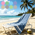 thumbnail image 1 of Lksixu Turkish Beach Towels, 35"x71" Oversized Cotton Beach Towel with Tassels, Lightweight Sand Free Quick Dry Bath Towels, Soft & Absorbent Beach Blanket for Travel, Yoga, Camping, Swimming Pool, 1 of 6