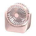 thumbnail image 1 of Lksixu USB Desk Fan, 360° Rotatable Air Circulator Fan with Base, USB Rechargeable Portable Personal Table Fan Low Noise 3 Speed Adjustable Strong Airflow Cooling Fan for Office Bedroom, 1 of 8